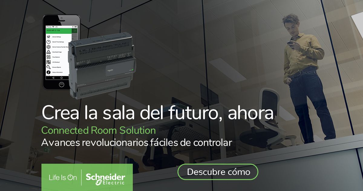 Edificios y hoteles preparados para el futuro, con las Connected Room Solution de Schneider Electric