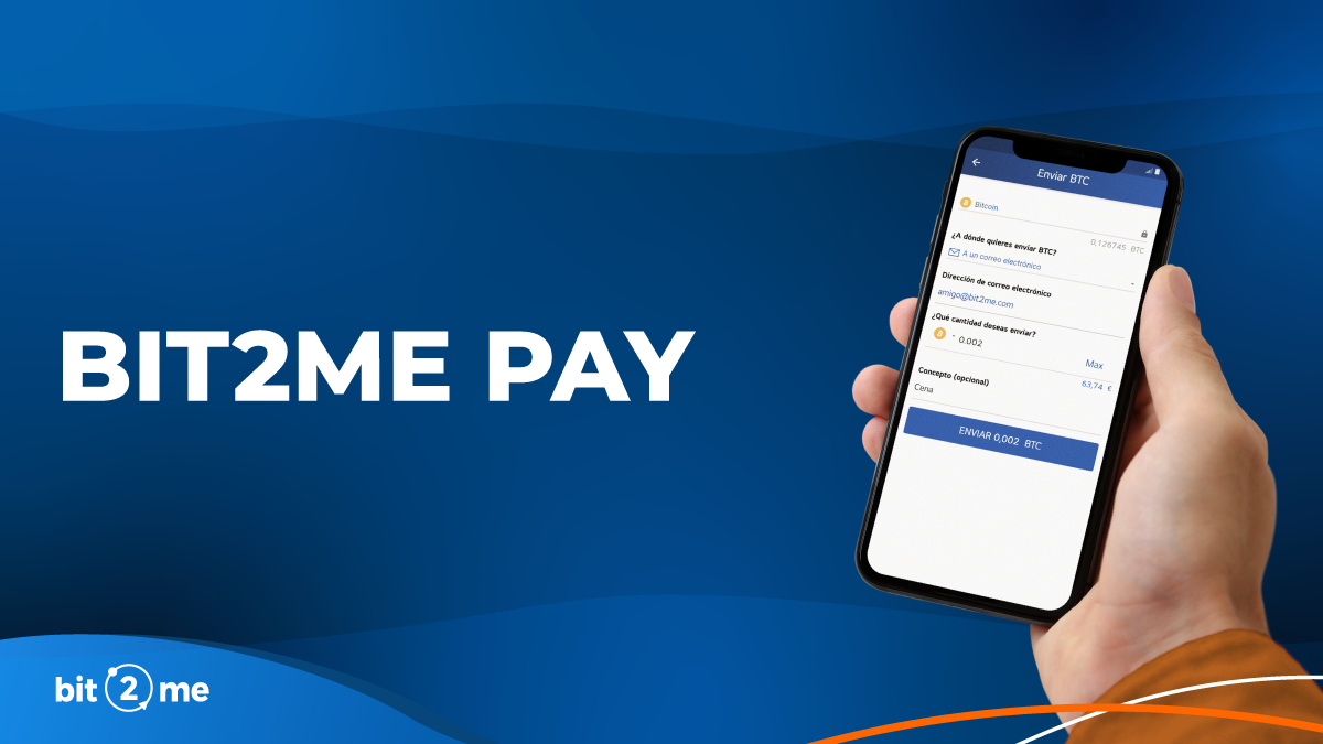 Envío y recepción de criptomonedas y euros gratis en segundos con Bit2Me Pay