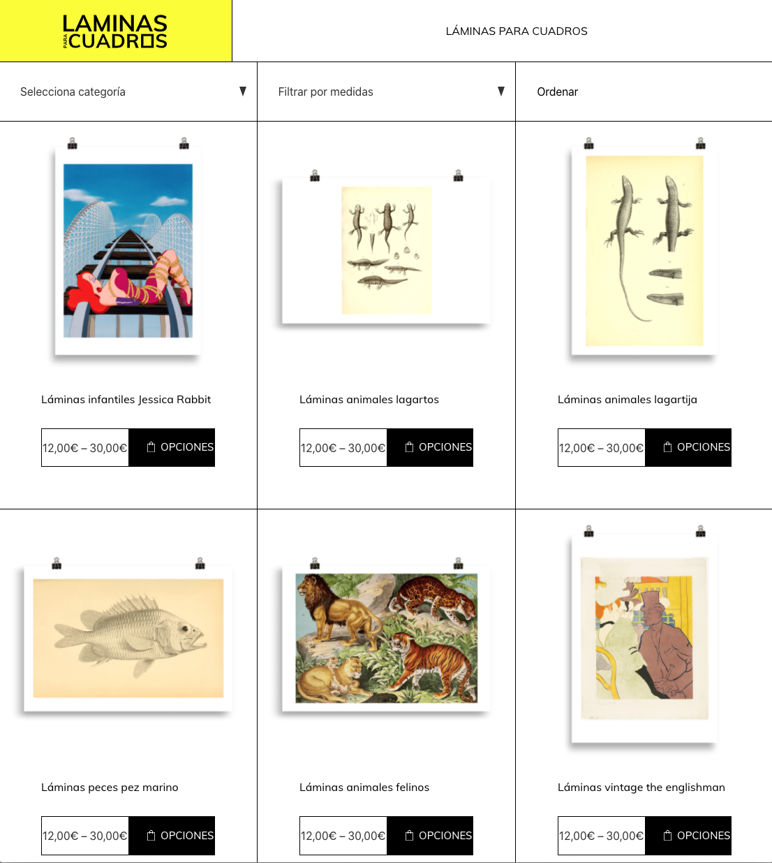 laminas-para-cuadros.com presenta una nueva opción económica para decorar las paredes de un hogar o local