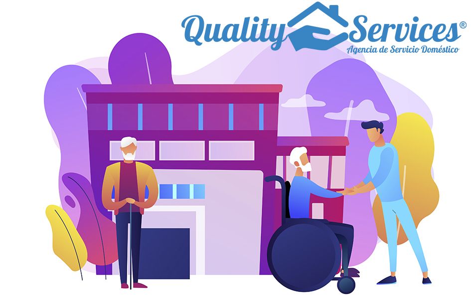 ¿Cómo buscar un cuidador para una persona mayor o discapacitada? Por Servicios Domésticos Quality