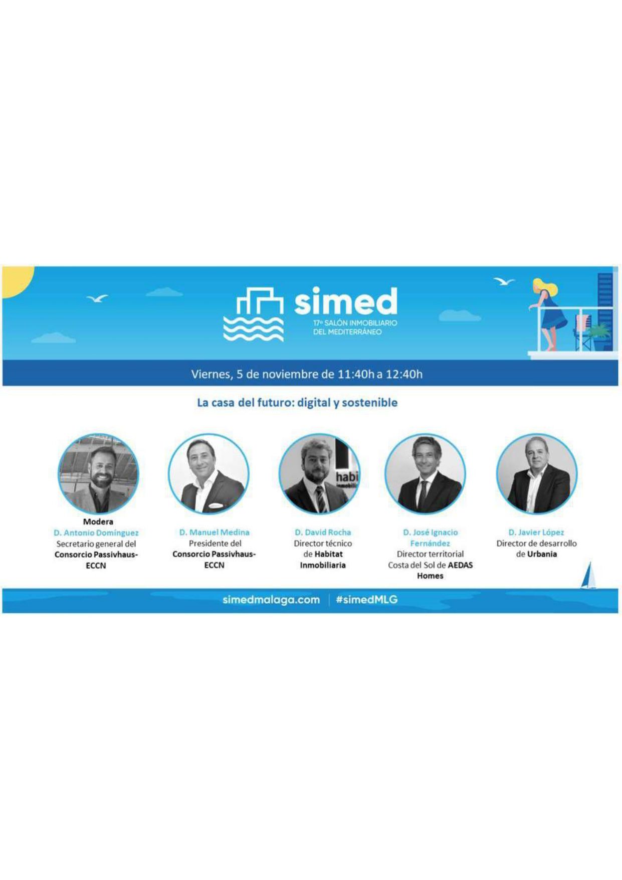 El Consorcio Passivhaus presenta en SIMED la casa del futuro digital y sostenible