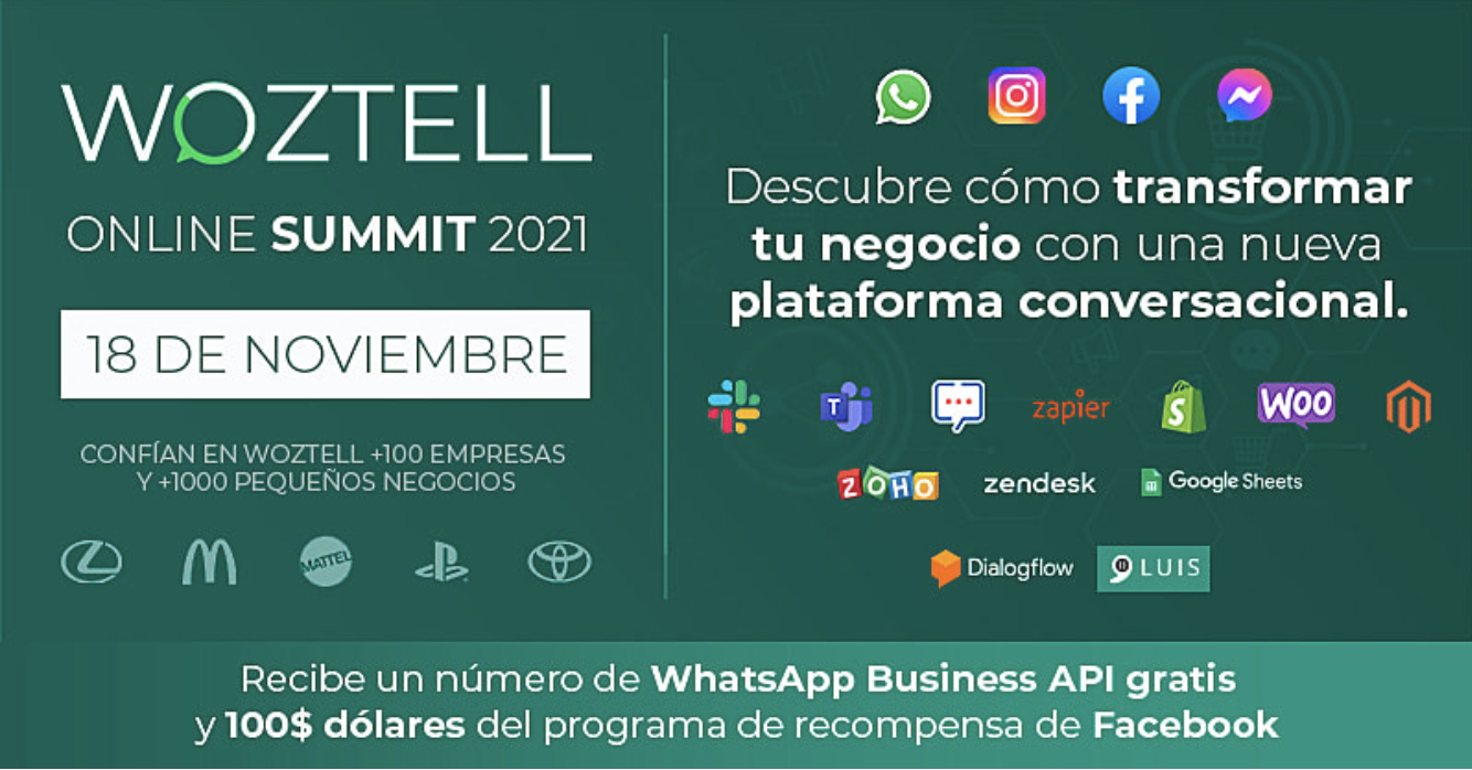 WOZTELL lanza su nueva plataforma de mensajería para WhatsApp Business API, Instagram, Facebook y Web
