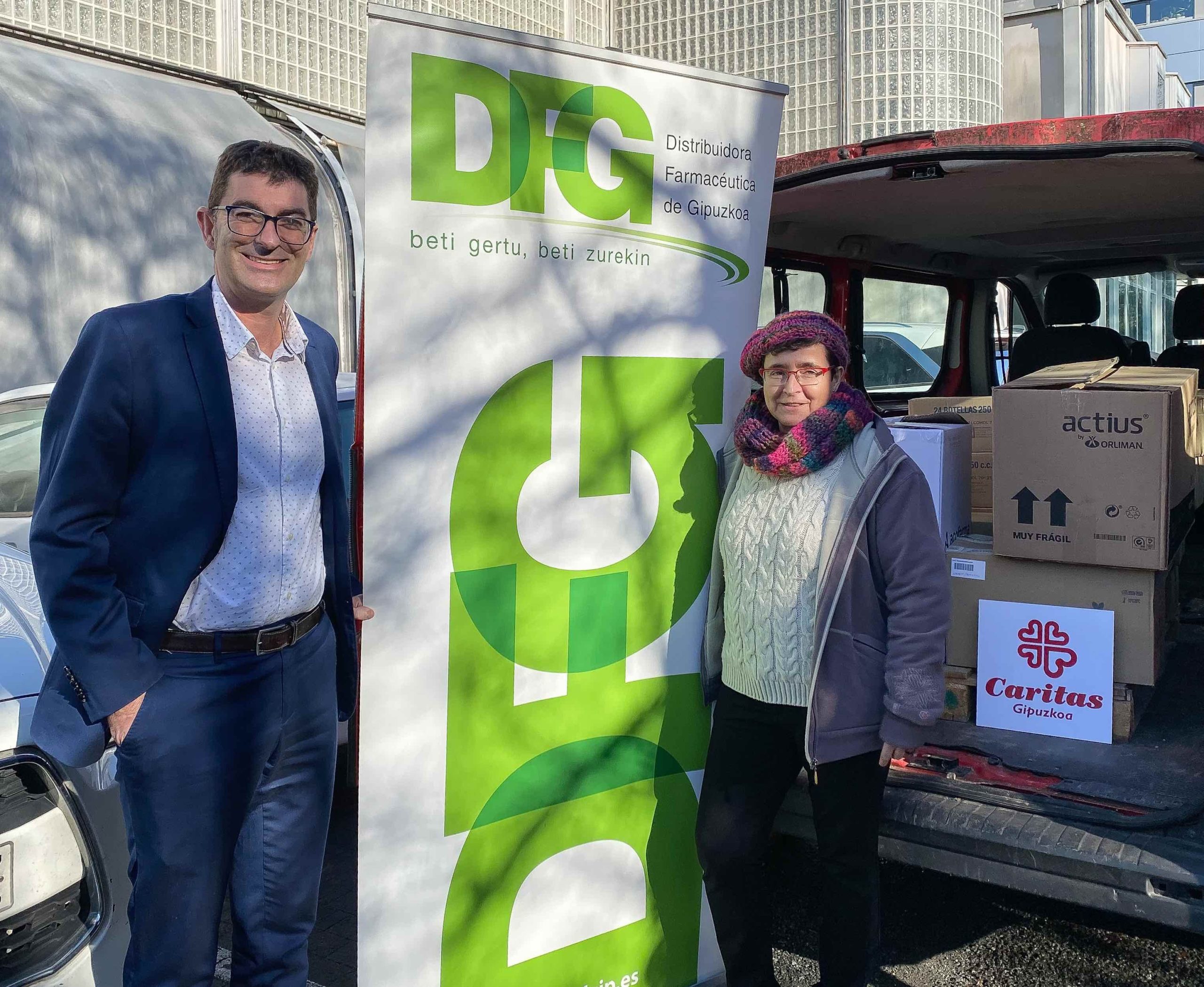 DFG apoya a Caritas Gipuzkoa con la aportación de un nuevo lote para Botiquín
