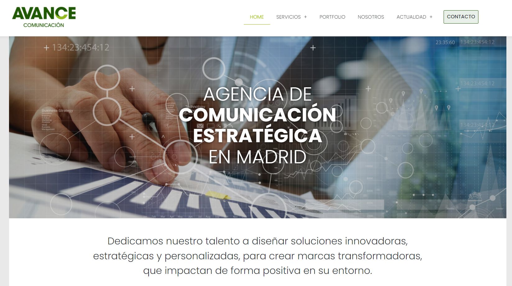Avance Comunicación lanza su nueva oferta de servicios y estrena imagen y web
