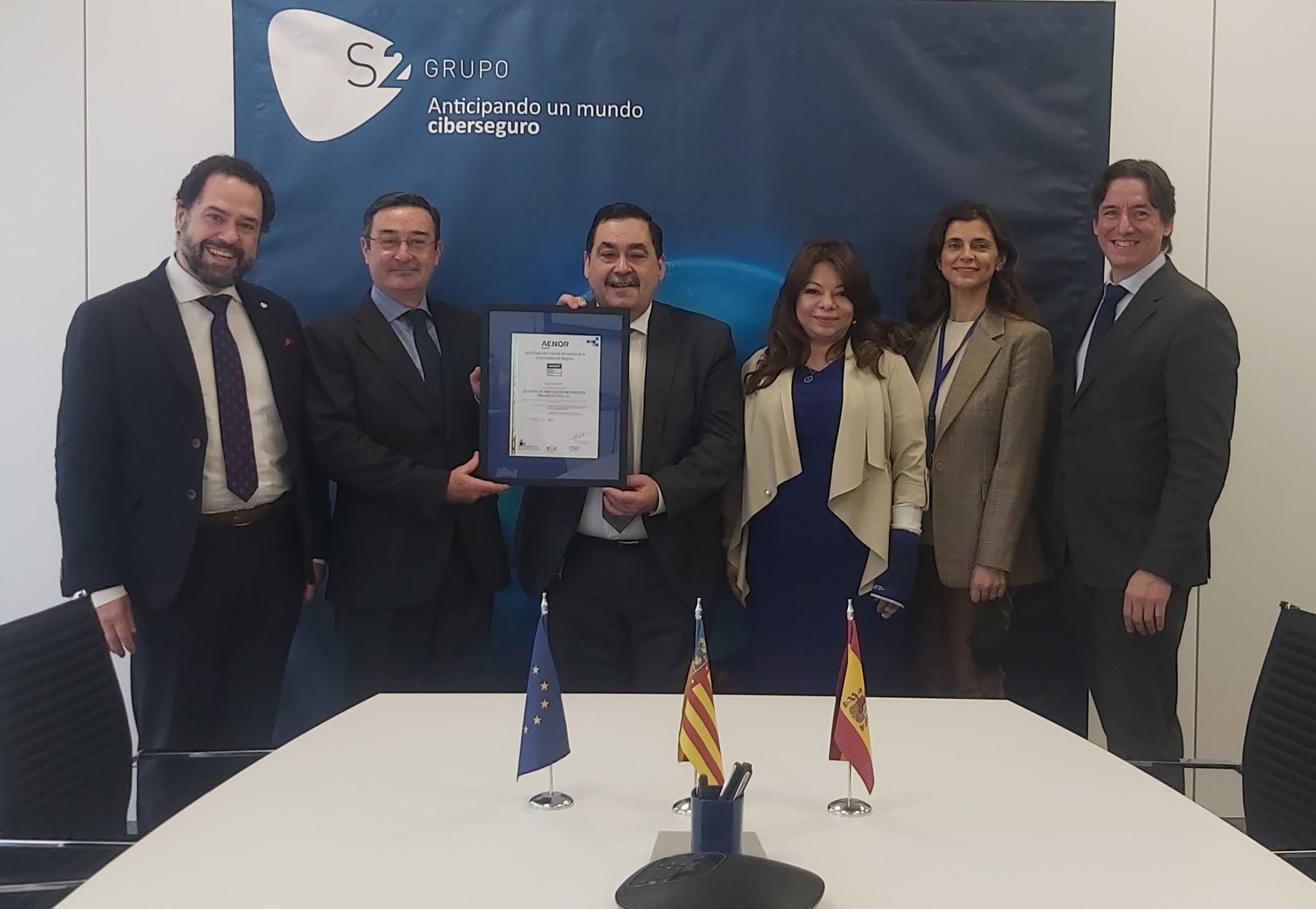 AENOR certifica a S2 Grupo por su modelo de gestión de continuidad de negocio