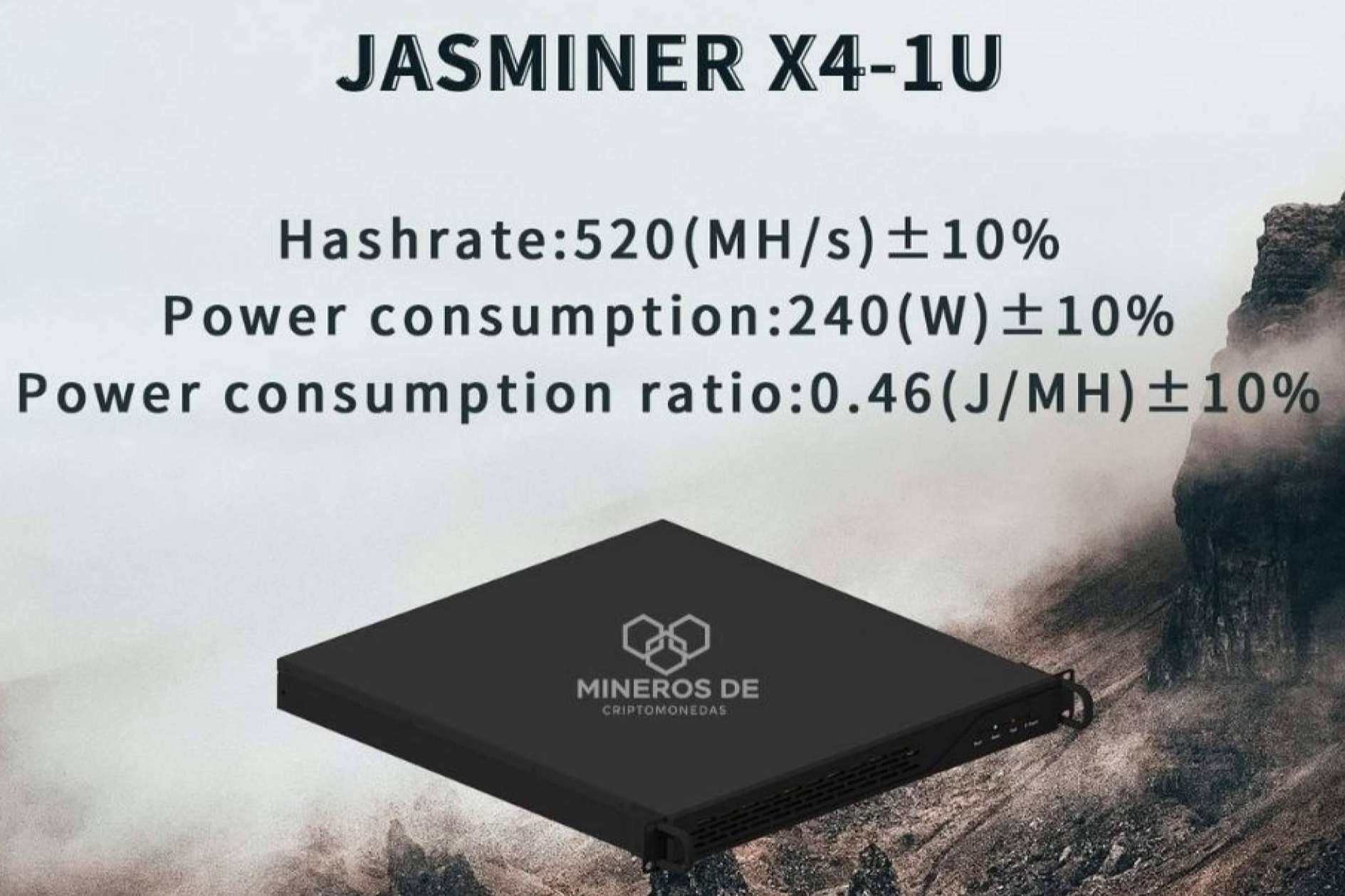 Jasminer X4-Q, un producto de tecnología de alto rendimiento para minar criptomonedas, por la compañía Mineros de Criptomonedas