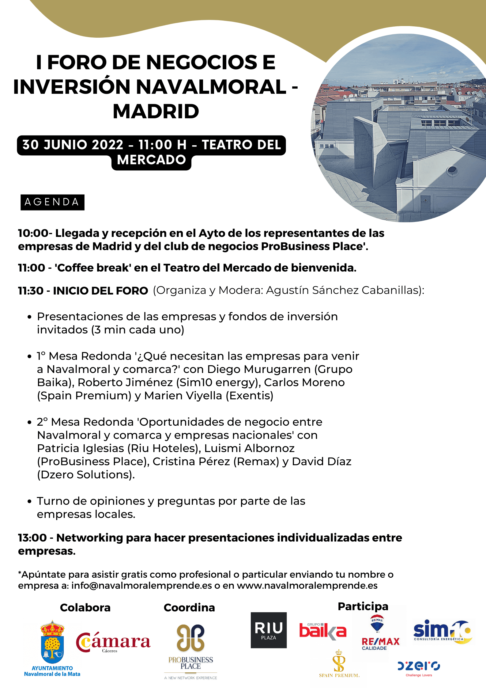 El club de negocios ‘ProBusiness Place’ (PBP) organiza su primer foro de negocios en la provincia de Cáceres
