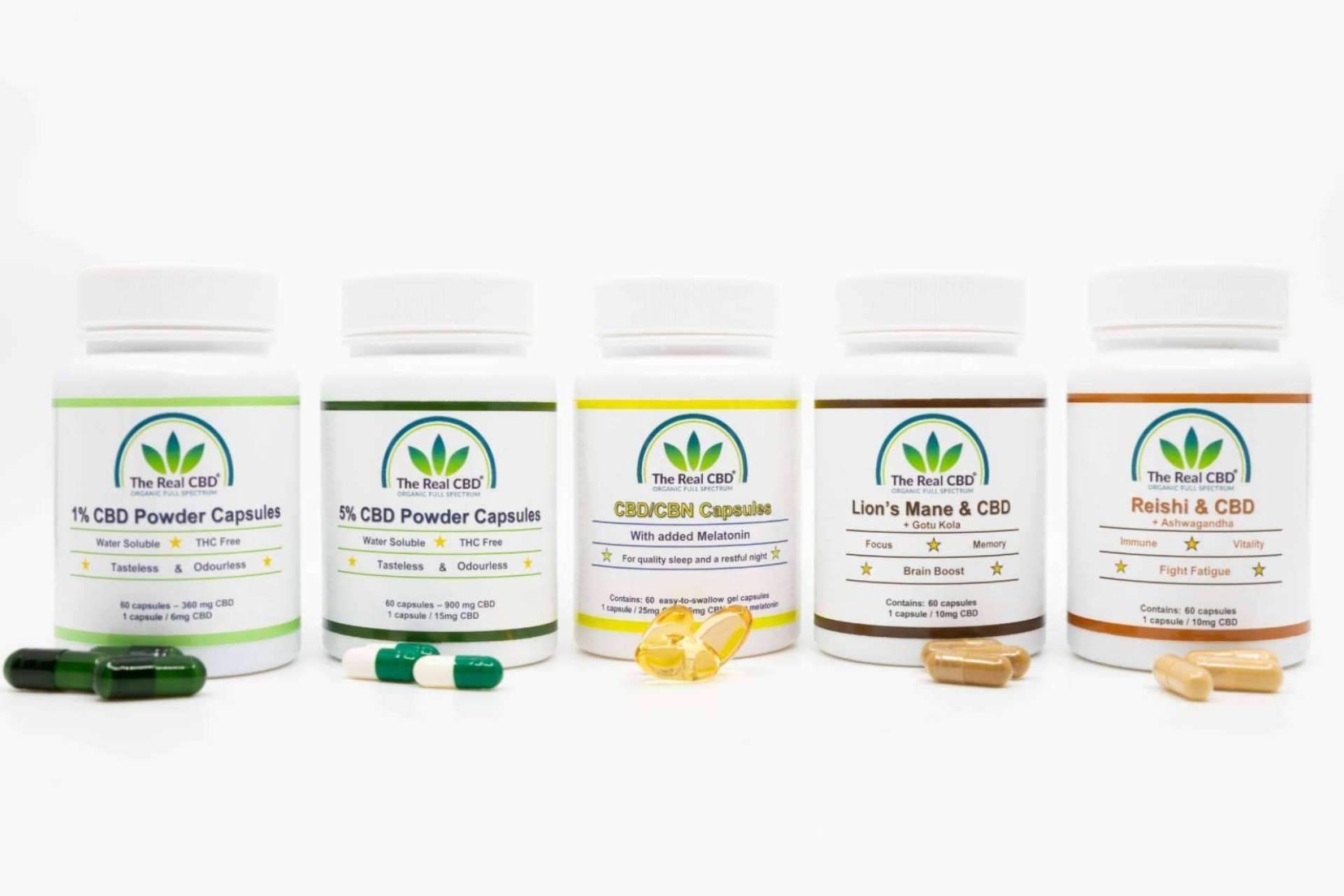 La gran variedad de cápsulas de CBD de CBDrocks