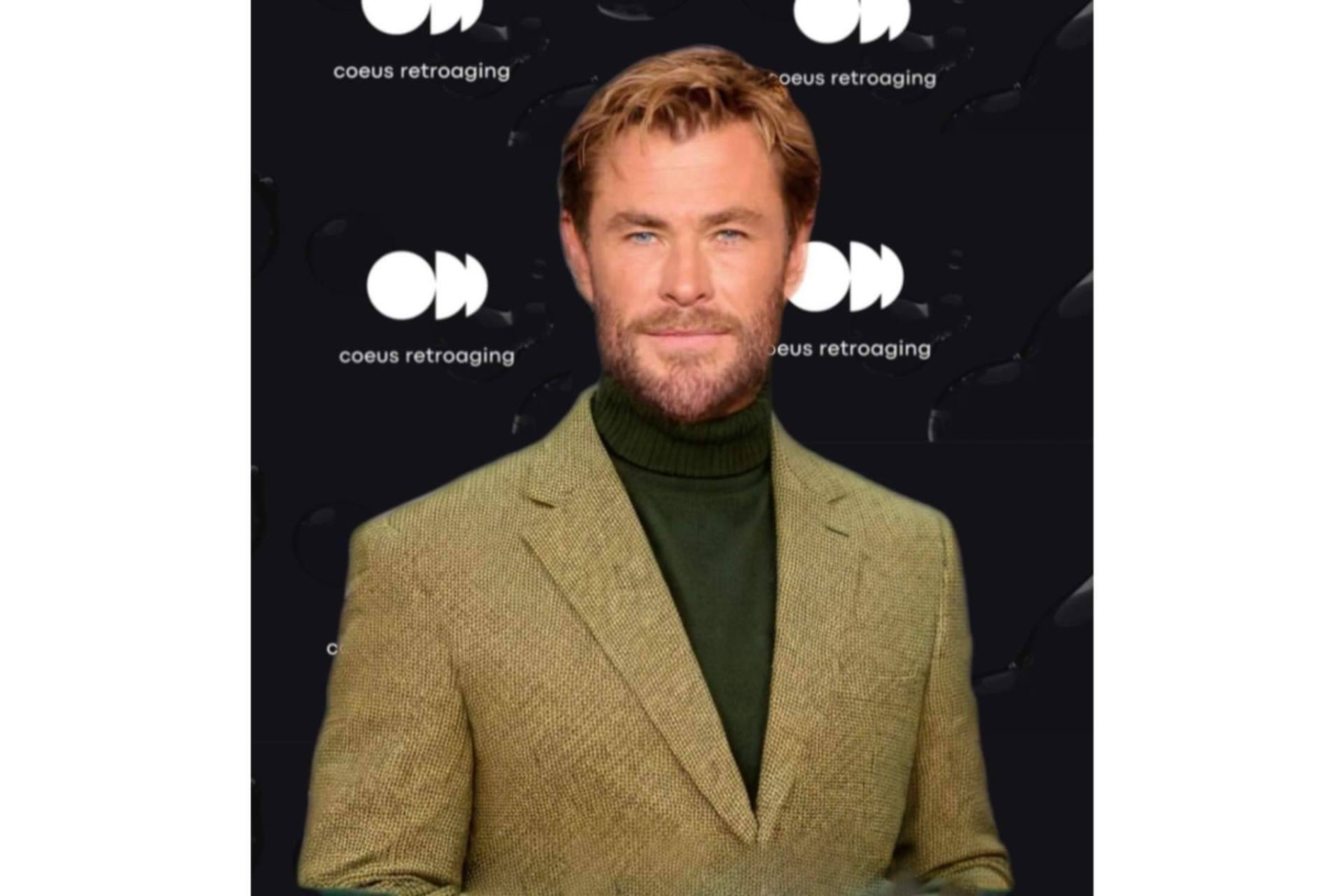 Las características del tratamiento retroaging de COEUS Retroaging que se realiza Chris Hemsworth